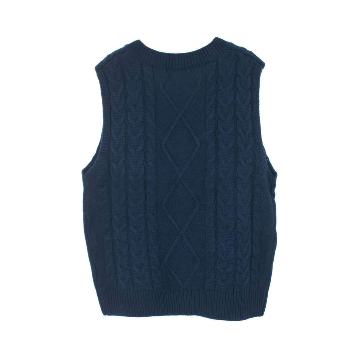 Sweater Vests with Relaxed Knit Fit and V-Neck - Image 74