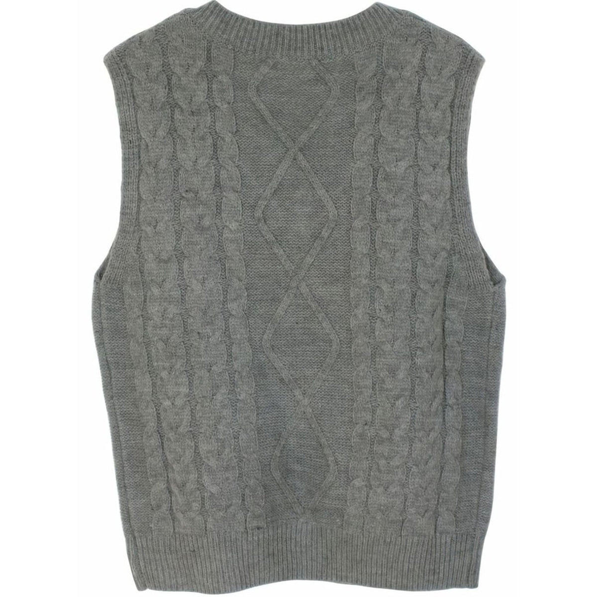 Sweater Vests with Relaxed Knit Fit and V-Neck - Image 8