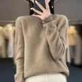 Sweater with Round Neck and Long-Sleeve Pullover - Image 2