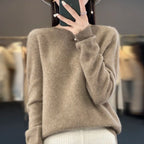 Sweater with Round Neck and Long-Sleeve Pullover - Image 2