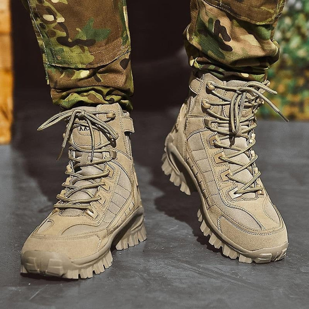 Tactical Boots with Rugged Military Style and Lace-Up - Image 6