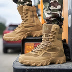 Tactical Boots with Supportive Ankle Fit and Waterproofing - Image 1