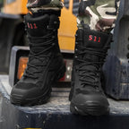 Tactical Boots with Supportive Ankle Fit and Waterproofing - Image 4