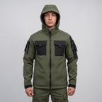 Tactical Softshell Jacket Waterproof Outdoor Full-Zip With Hood - hero
