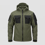 Tactical Softshell Jacket Waterproof Outdoor Full-Zip With Hood - hero
