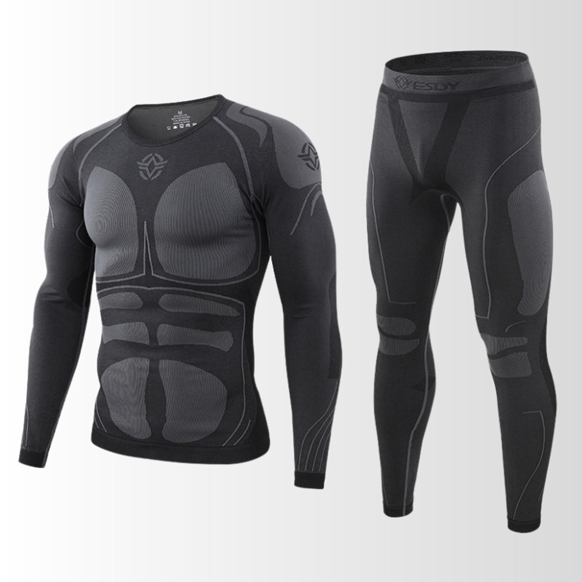 Thermal Base Layer with Compression Set and Seamless Construction - Image 1