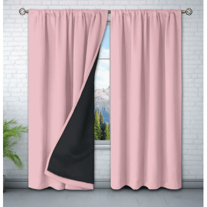 Thermal Insulating Curtain With Waterproof Rod Pocket - Image 3