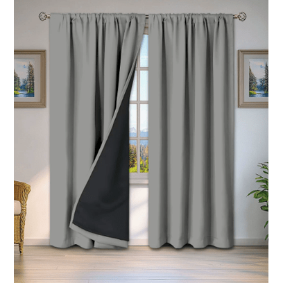 Thermal Insulating Curtain With Waterproof Rod Pocket - Image 7