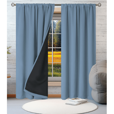 Thermal Insulating Curtain With Waterproof Rod Pocket - Image 8