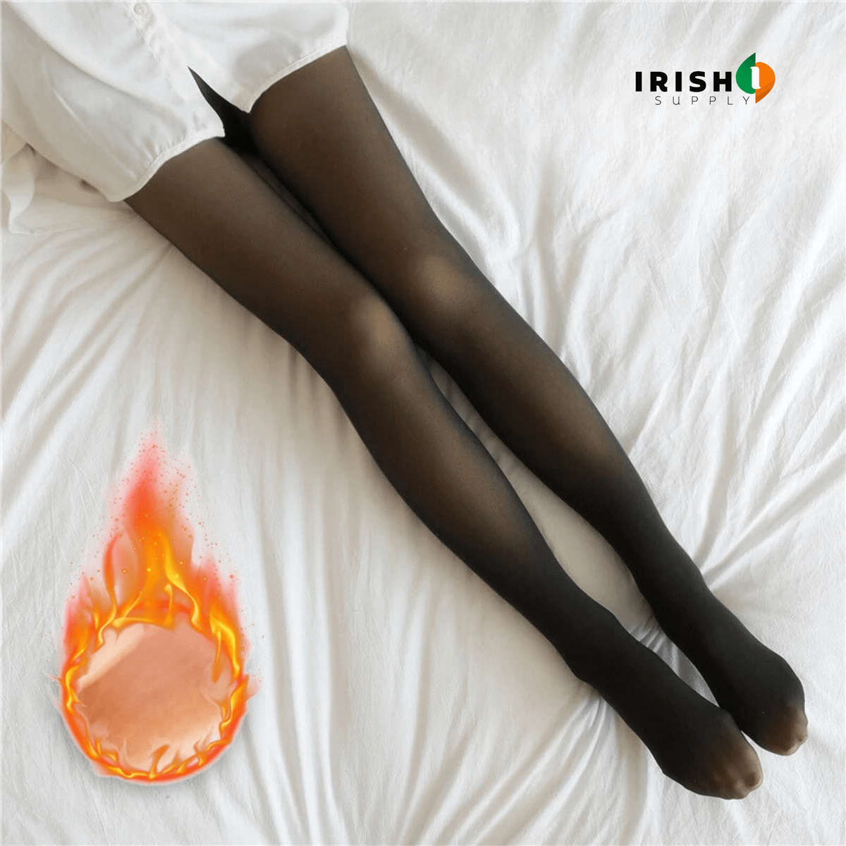 Thermal Leggings with Fleece Lined Design and High-Stretch Fabric - Image 3