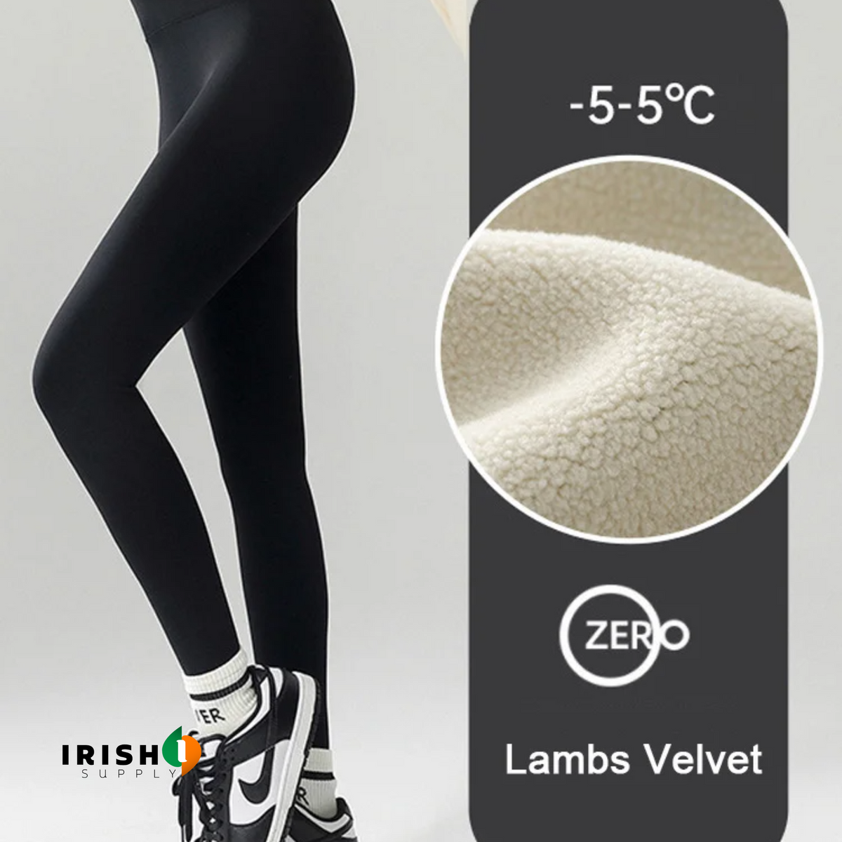 Thermal Leggings with High-Waisted Design and Full-Length - Image 5