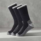 Thermal Socks with Terry Lining Calf-Length and 3-Pair Pack - Image 1
