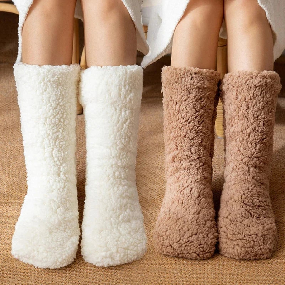 Thermal Socks with Warm High-Cut Design and Non-Slip Soles - Image 1