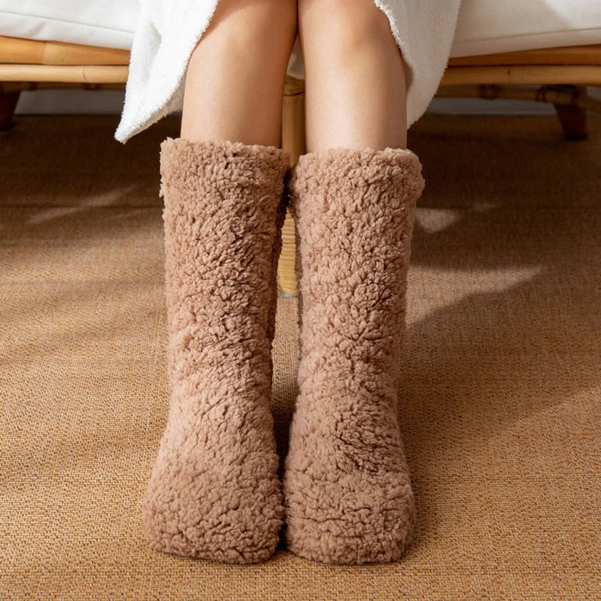 Thermal Socks with Warm High-Cut Design and Non-Slip Soles - Image 2