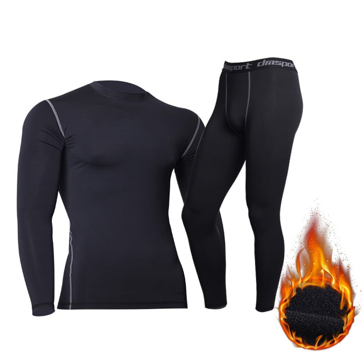 Thermal Underwear with Insulated Base Layer and Long Sleeve - Image 1
