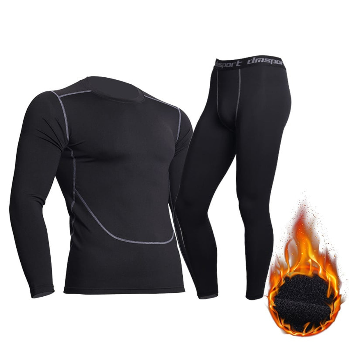 Thermal Underwear with Insulated Base Layer and Long Sleeve - Image 7