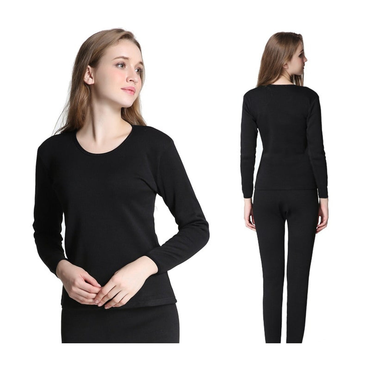 Thermal Underwear with Insulating Jumpsuit Fit and Round Neck - Image 3