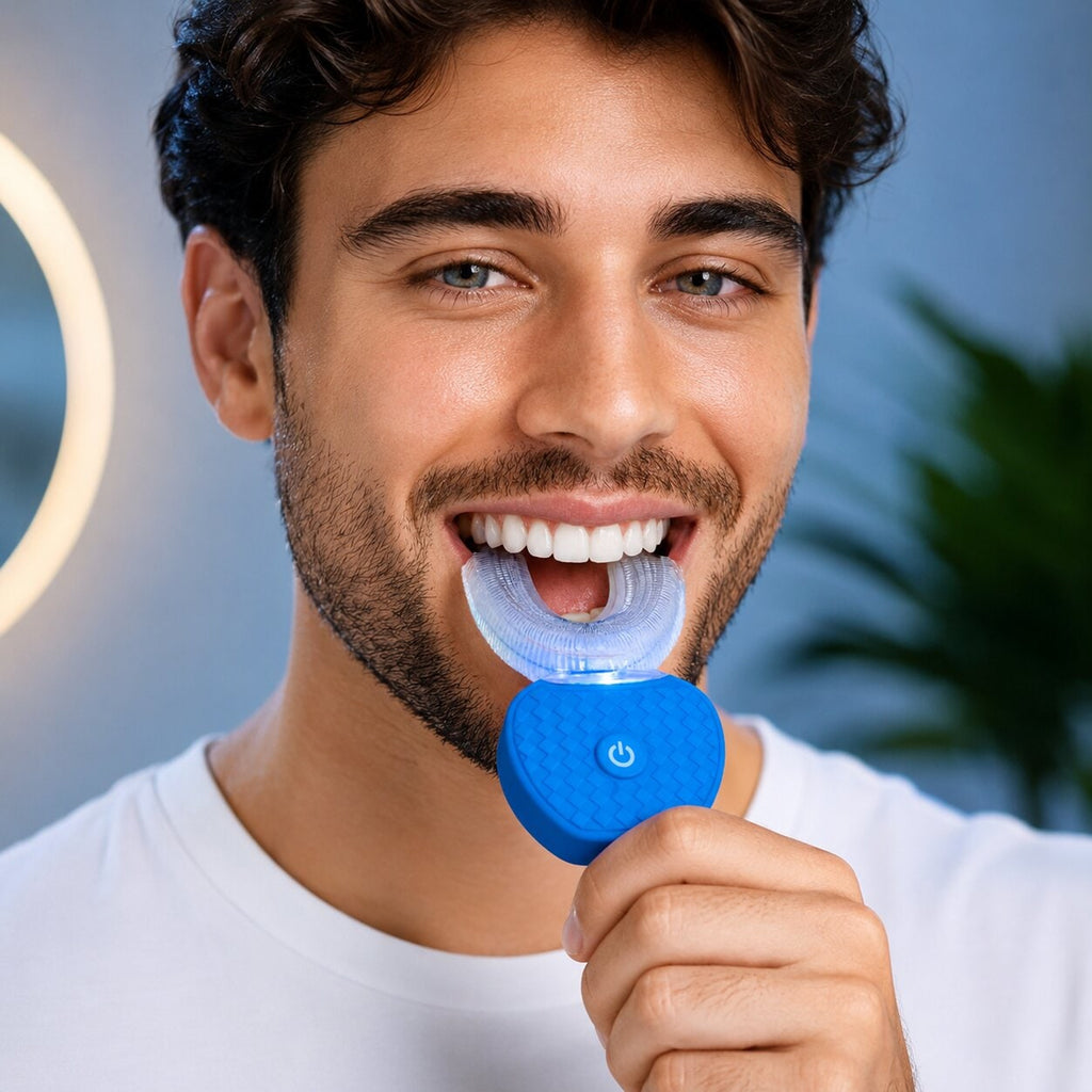 U Shaped Electric Toothbrush With Ultrasonic Vibration And Rechargeable U Mouthpiece For Adults - Image 4
