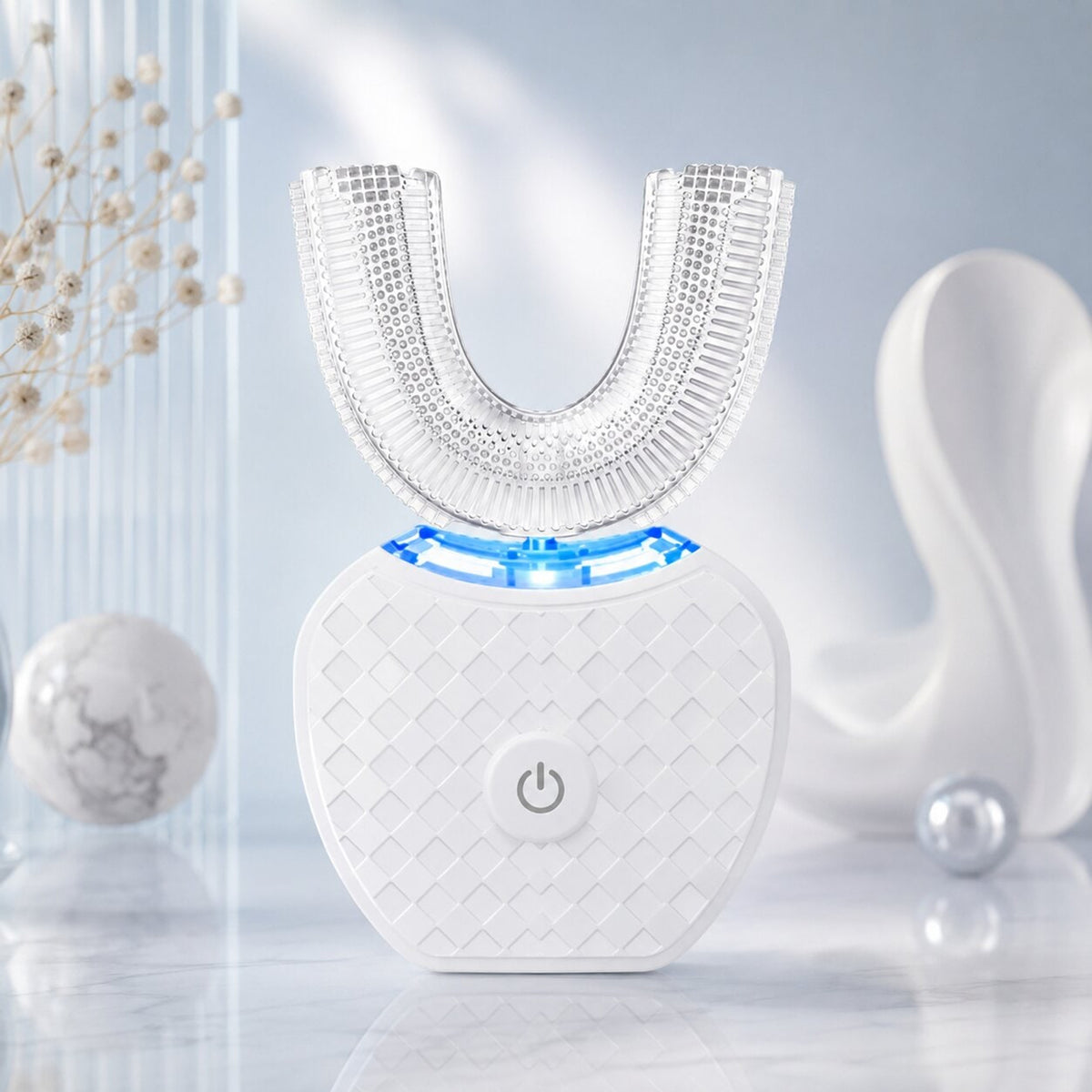 U Shaped Electric Toothbrush With Ultrasonic Vibration And Rechargeable U Mouthpiece For Adults - Image 2