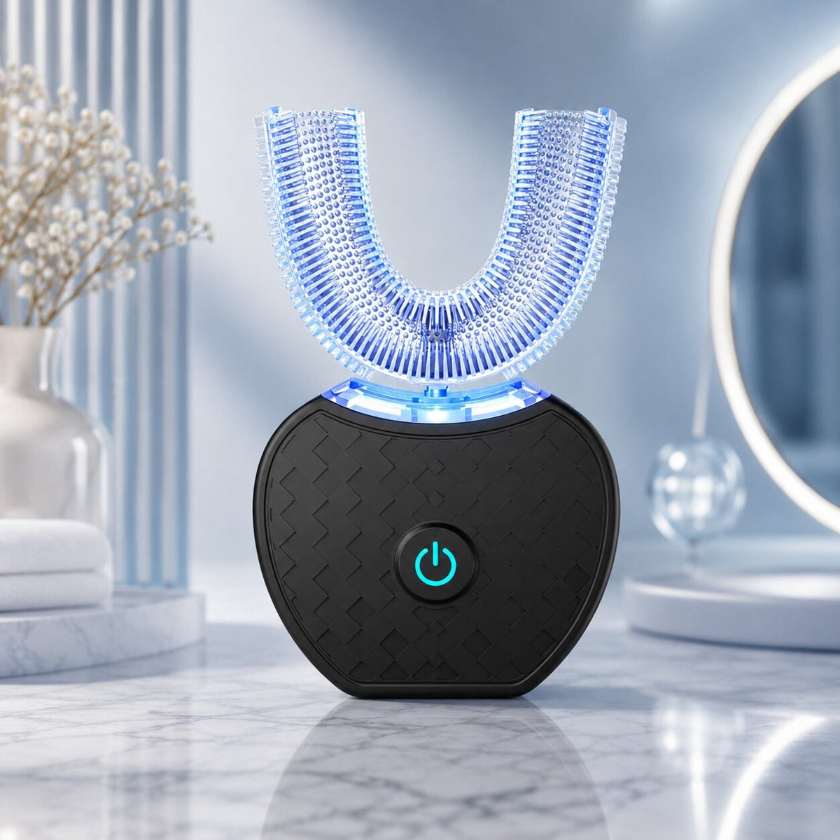 U Shaped Electric Toothbrush With Ultrasonic Vibration And Rechargeable U Mouthpiece For Adults - Image 3