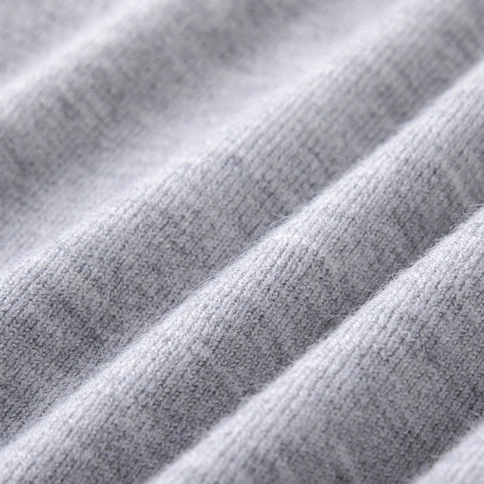 V Neck Sweater with Breathes Cashmere Knit and V-Neckline - Image 8