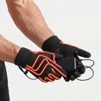 Heated Gloves For Winter With Usb Powered Heating System - Black