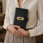 Vaultara Combination Lock Savings Notebook With A6 Croc-Embossed Cover - Image 4