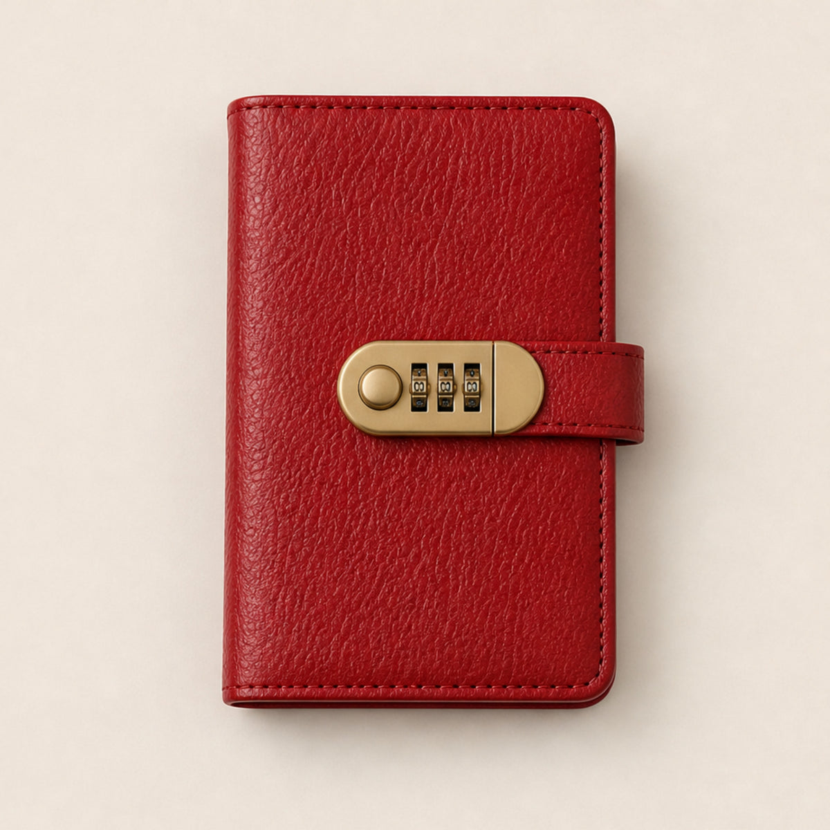 Vaultara Combination Lock Savings Notebook With A6 Croc-Embossed Cover - Image 6