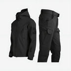 Waterproof Outdoor Jacket Set with Relaxed Two-Piece and Breathable Fabric - Image 1