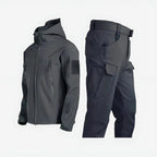 Waterproof Outdoor Set with Adjustable Two-Piece Jacket and Trousers - Image 4