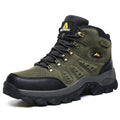 Waterproof Walking Boot with Supportive High-Top Design and Lace-Up - Image 1