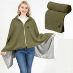 Wearable Heated Blanket With USB Power 8 Heating Zones And Integrated Hood Design For Cozy Warmth - Image 6