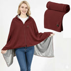 Wearable Heated Blanket With USB Power 8 Heating Zones And Integrated Hood Design For Cozy Warmth - Image 8