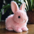 Weighted Stuffed Bunny With Soft Plush Fur And Realistic Details For Comfort - Image 1