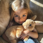 Weighted Stuffed Bunny With Soft Plush Fur And Realistic Details For Comfort - Image 2