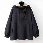 Windbreaker Jacket with Adjustable Cropped Fit and Snap Buttons - Image 4