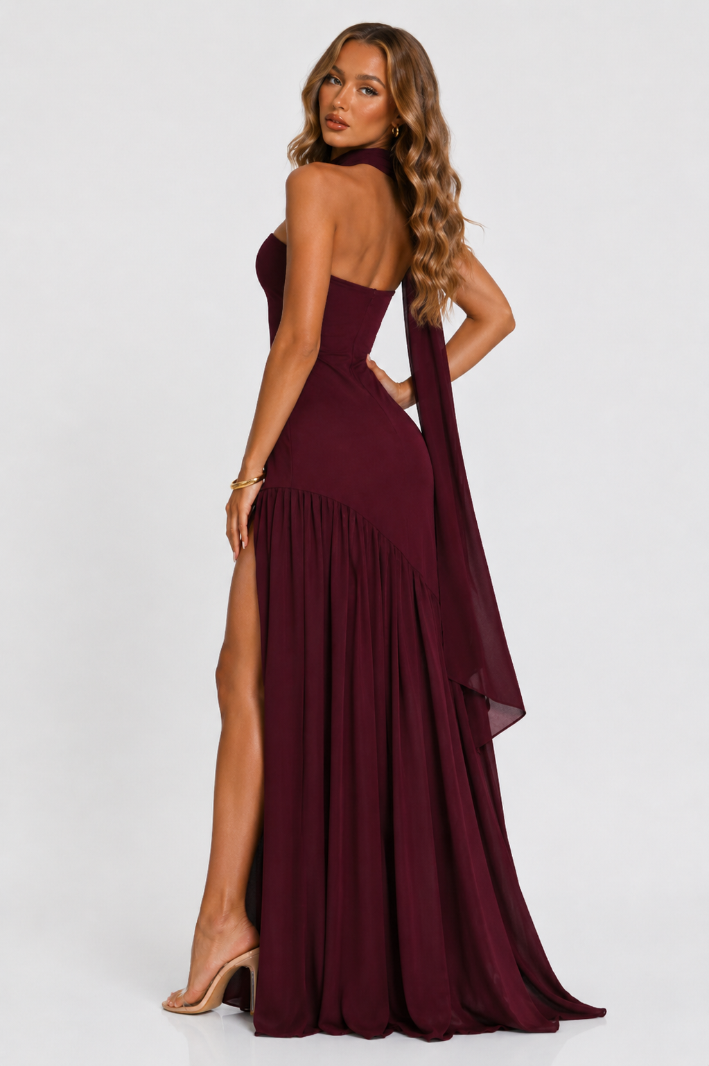 NOVA | Women’s Strapless Seraphina Maxi Dress | Elegant Evening Gown