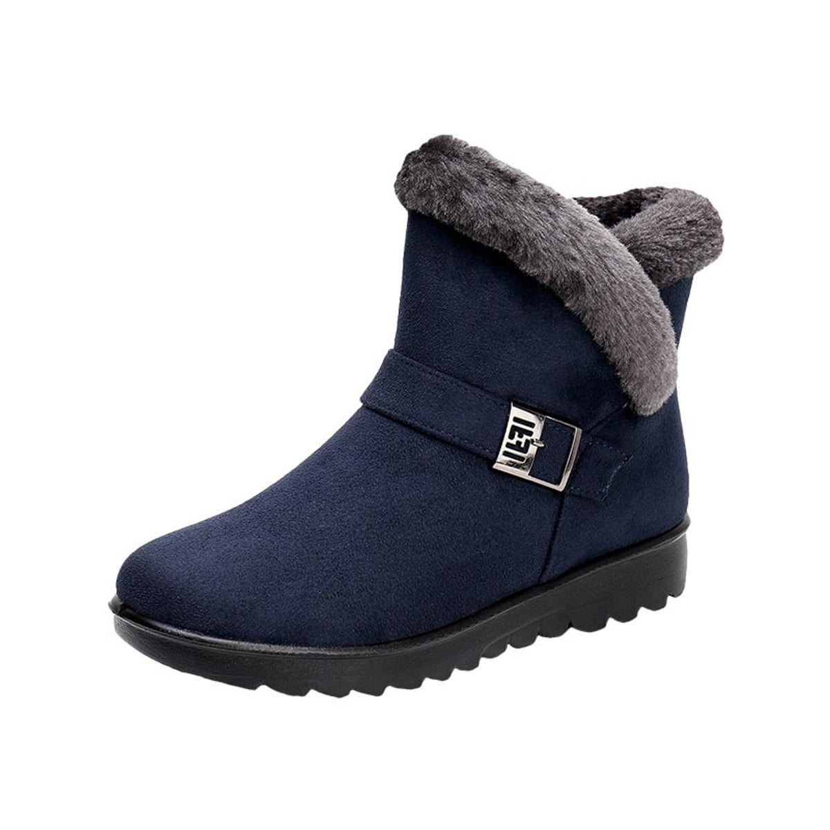 Winter Boots with Plush Lining Snow and Buckle Strap - Image 6