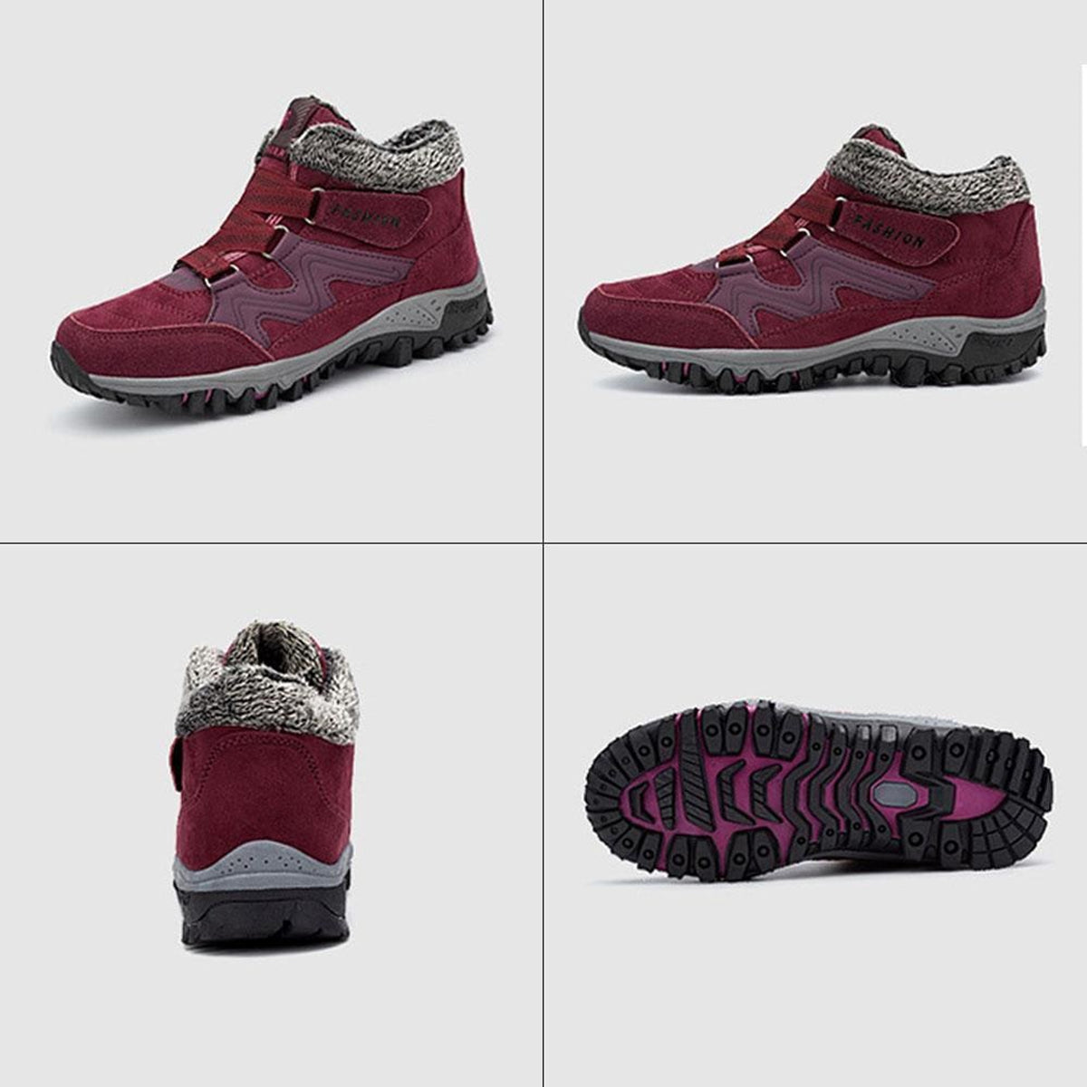 Winter Boots with Supportive Mid-Height and Non-Slip Outsole - Image 9