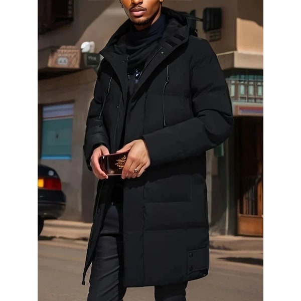 Winter Down Parka with Waterproof Quilted Design and Hooded Protection - Image 5