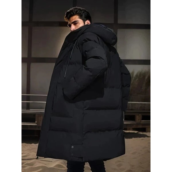 Winter Down Parka with Waterproof Quilted Design and Hooded Protection - Image 6