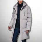 Winter Down Parka with Waterproof Quilted Design and Hooded Protection - Image 3