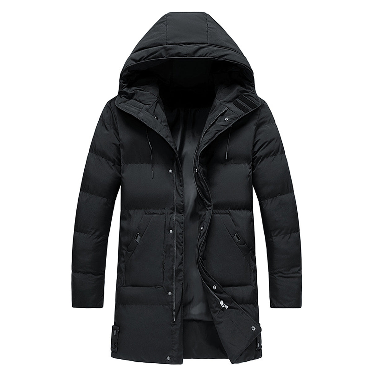Winter Down Parka with Waterproof Quilted Design and Hooded Protection - Image 7