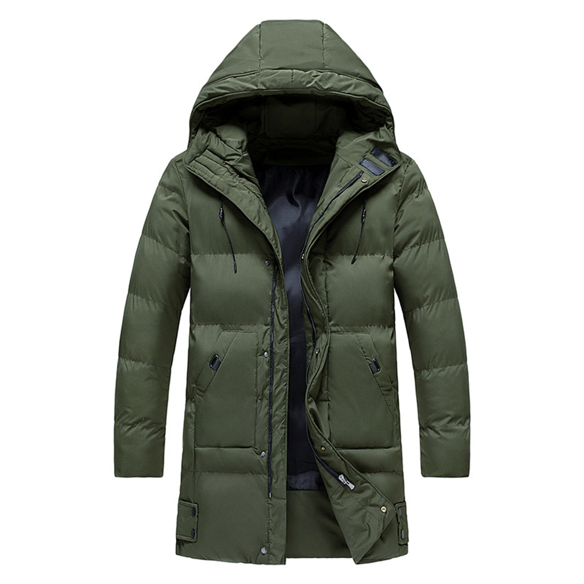 Winter Down Parka with Waterproof Quilted Design and Hooded Protection - Image 8