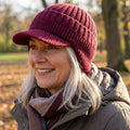 Winter Hat with Knitted Ear Flaps and Soft Lining - Image 1