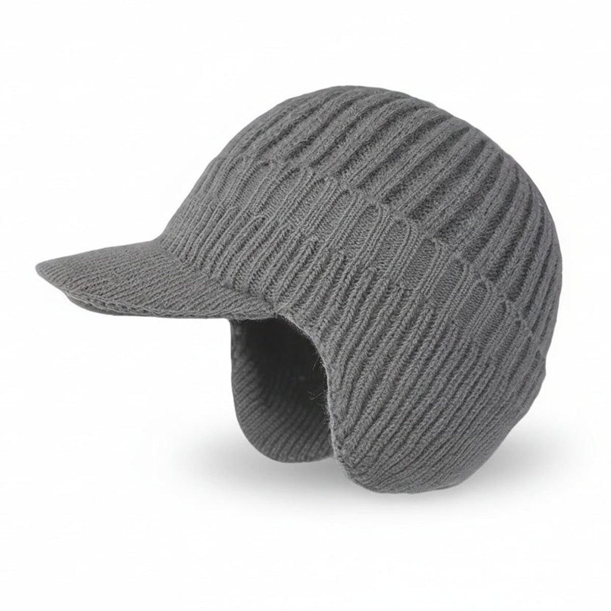 Winter Hat with Knitted Ear Flaps and Soft Lining - Image 4