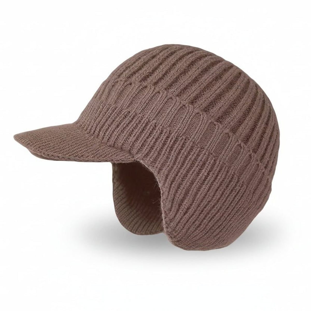 Winter Hat with Knitted Ear Flaps and Soft Lining - Image 5
