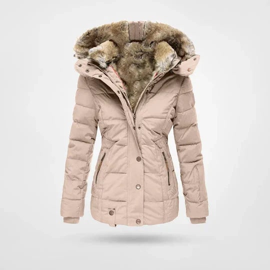 Winter Jacket with Water-Resistant Puffer Design and Detachable Hood - Image 3