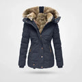 Winter Jacket with Water-Resistant Puffer Design and Detachable Hood - Image 5