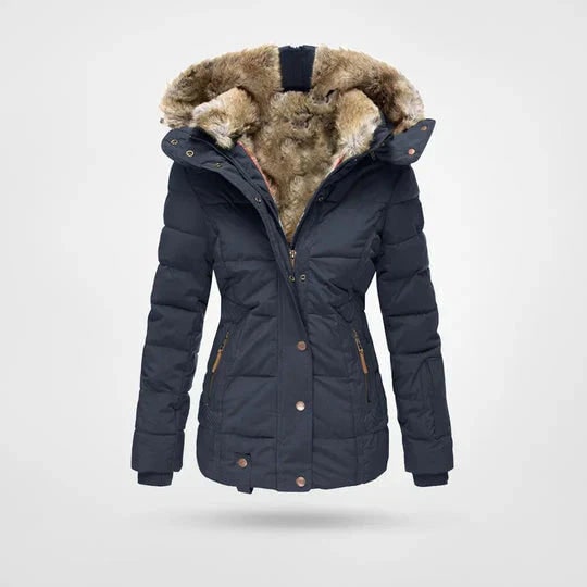 Winter Jacket with Water-Resistant Puffer Design and Detachable Hood - Image 5